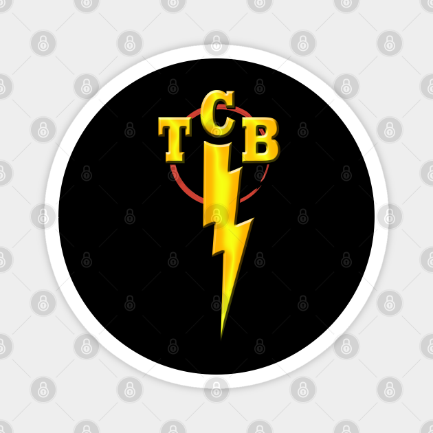 Elvis TCB Logo - Taking Care of Business - Elvis Presley - Magnet